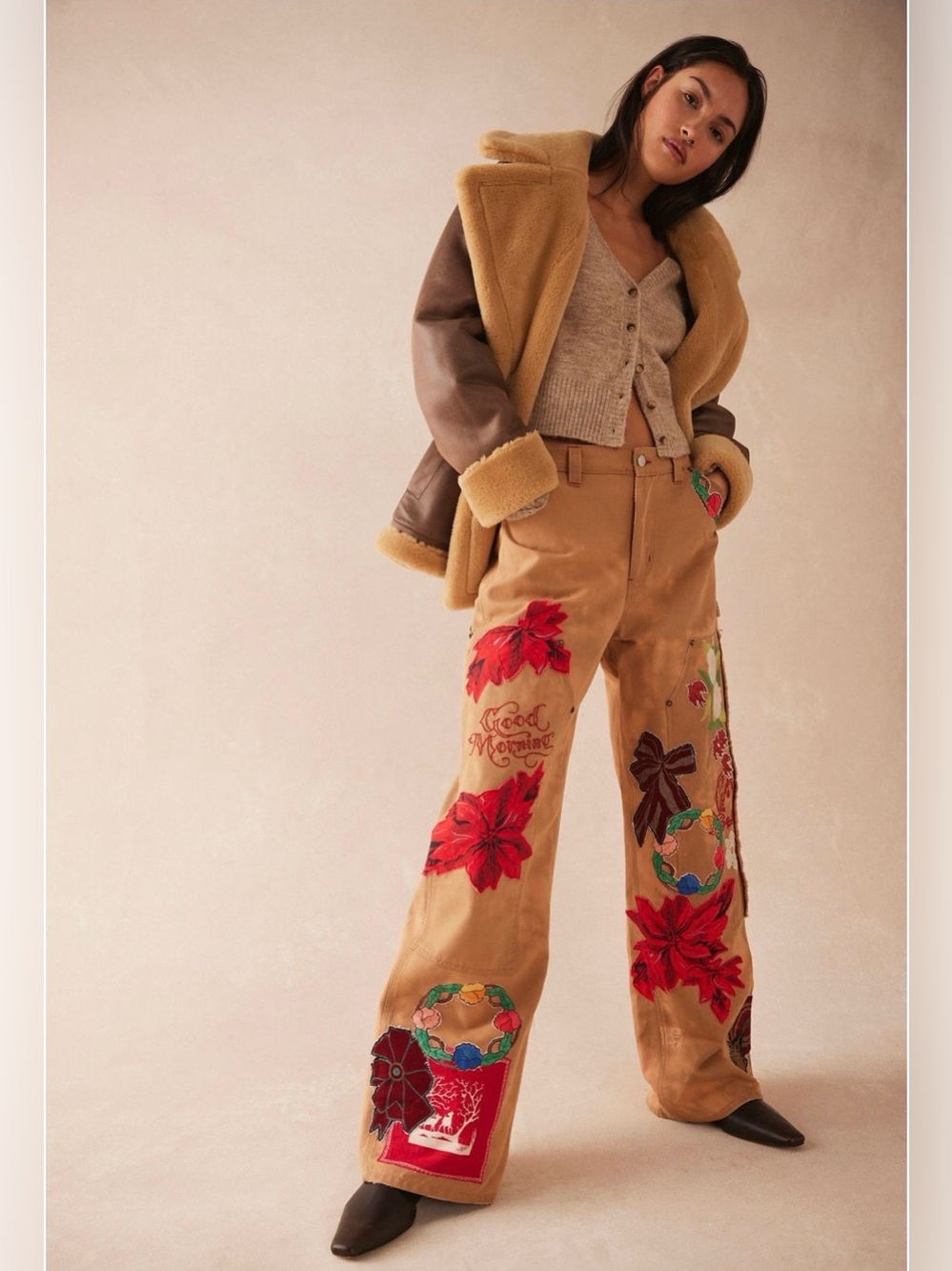 Free People We the Free Bright Time Craft Pants MSRP $298 - Picture 5 of 17